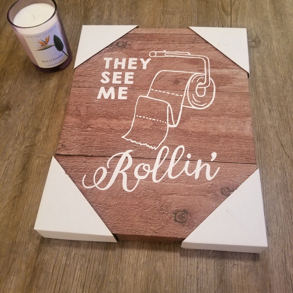 Bathroom Decor sign